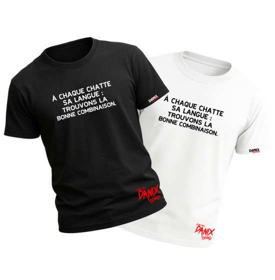 Tshirt À chaque chatte sa langue : trouvons la bonne combinaison [DANIX CENSORED]